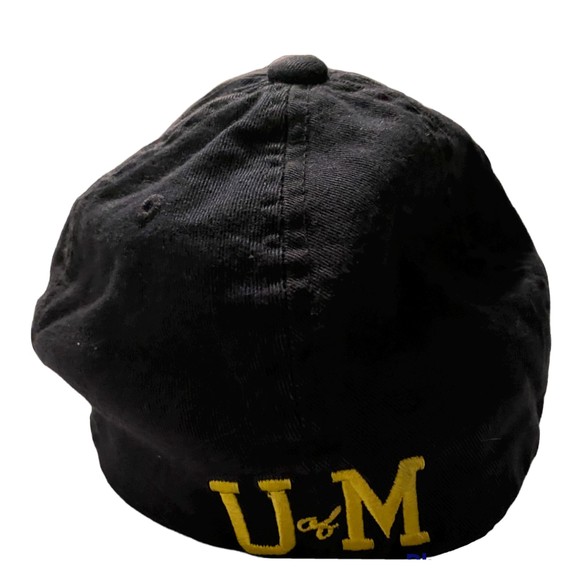 University of Michigan Wolverines Embroidered Logo Navy Blue Baseball Cap - Picture 4 of 9
